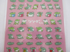 Cute Kawaii Mind Wave Crocs Crocodile Busy Days Sports Sticker Sheet - for Journal Planner Organizer Craft