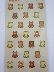 Cute Kawaii MW - Bears Sticker Sheet - for Journal Planner Craft