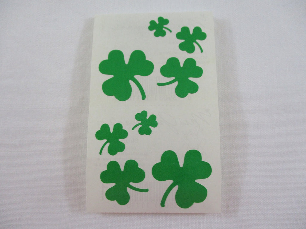 Mrs Grossman Shamrocks Clovers Sticker Sheet / Module - Vintage & Collectible 1989