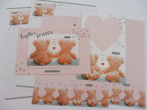 Cute Kawaii Q-Lia Bear Letter Sets - Writing Paper Envelope Stationery