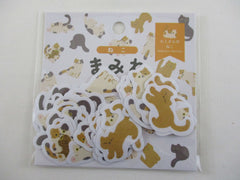 Cute Kawaii World Craft mrfs Flake Stickers Sack - Cat Kitten - for Journal Agenda Planner Scrapbooking Craft