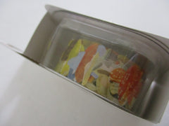 Cute Kawaii Bande Roll of 200 Stickers - Washi Tape Paper - Mushroom - for Scrapbooking Journal Planner Craft