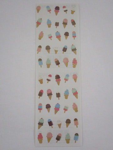Mrs Grossman Ice Cream Treats Micro Sticker Sheet / Module - Vintage & Collectible