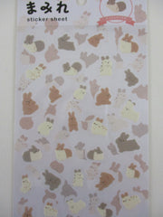 Cute Kawaii World Craft Mrse Series - Bunny Rabbit - Sticker Sheet - for Journal Planner Craft