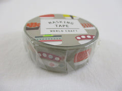Cute Kawaii World Craft Washi / Masking Deco Tape - Food Sushi Sashimi - for Scrapbooking Journal Planner Craft