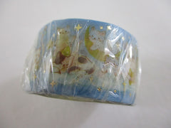 Cute Kawaii BGM Washi / Masking Deco Tape - Cat kitten Stars Cloud Dream - for Scrapbooking Journal Planner Craft