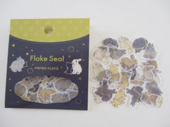 Cute Kawaii Papier Platz Flake Stickers Sack - Rabbit Constellation Stars - for Journal Agenda Planner Scrapbooking Craft