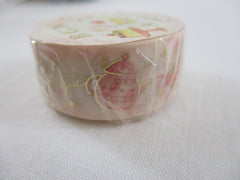 Cute Kawaii BGM Washi / Masking Deco Tape - Crayon Land series - Sweet Strawberry Desserts Pastry Bakery - for Scrapbooking Journal Planner Craft