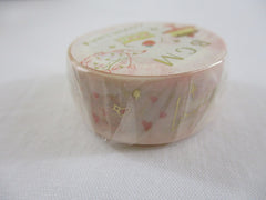 Cute Kawaii BGM Washi / Masking Deco Tape - Crayon Land series - Sweet Strawberry Desserts Pastry Bakery - for Scrapbooking Journal Planner Craft