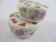 Cute Kawaii BGM Washi / Masking Deco Tape - Fresh Fruits - for Scrapbooking Journal Planner Craft