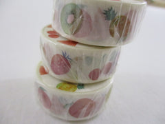 Cute Kawaii BGM Washi / Masking Deco Tape - Fresh Fruits - for Scrapbooking Journal Planner Craft