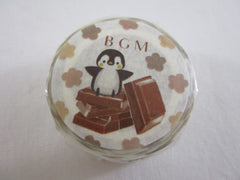 Cute Kawaii BGM Washi / Masking Deco Tape - Animal ♥ Food series - Chocolate Penguin - for Scrapbooking Journal Planner Craft