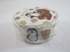 Cute Kawaii BGM Washi / Masking Deco Tape - Animal ♥ Food series - Chocolate Penguin - for Scrapbooking Journal Planner Craft