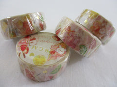 Cute Kawaii BGM Washi / Masking Deco Tape - Summer Limited series - Strawberry Fresh Fruit Cold Treats - for Scrapbooking Journal Planner Craft