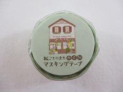 Cute Kawaii MW Mind Wave Washi / Masking Deco Tape - Town Series - Flower Shop Fleur Sereine - for Scrapbooking Journal Planner Notebook Craft Gift