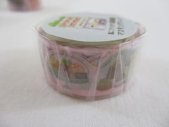 Cute Kawaii MW Washi / Masking Deco Tape - Town Series - Bakery Pastry Shop patisserie - for Scrapbooking Journal Planner Craft