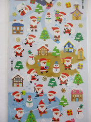 Cute Kawaii MW - Winter Collection - Christmas Santa Sticker Sheet - for Journal Planner Craft Scrapbook Organizer Calendar Notebook
