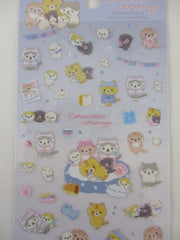 Cute Kawaii San-X CorocorocoroNya Cat Bunny Sticker Sheet 2023 - B - for Planner Journal Scrapbook Craft