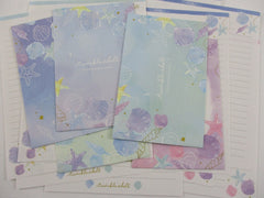 Crux Twinkle Shell Ocean Letter Sets - Stationery Writing Paper Envelope