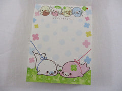Cute Kawaii San-X Mamegoma Seal Mini Notepad / Memo Pad - A - 2009 Vintage