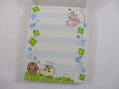 Cute Kawaii San-X Mamegoma Seal Mini Notepad / Memo Pad - C - 2009 Vintage