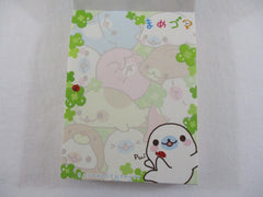 Cute Kawaii San-X Mamegoma Seal Mini Notepad / Memo Pad - D - 2009 Vintage