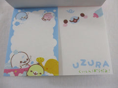 Cute Kawaii San-X Mamegoma Seal Mini Notepad / Memo Pad - E - 2009 Vintage