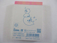 Cute Kawaii San-X Mamegoma Seal Mini Notepad / Memo Pad - I - 2008 Vintage