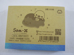 Cute Kawaii San-X Mamegoma Seal Mini Notepad / Memo Pad - O - 2009 Vintage
