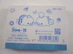 Cute Kawaii San-X Mamegoma Seal Mini Notepad / Memo Pad - Q - 2009 Vintage