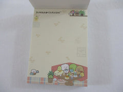 Cute Kawaii San-X Sumikko Gurashi Cafe Mini Notepad / Memo Pad - C - 2015 - Rare HTF