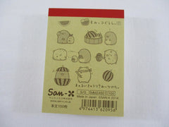 Cute Kawaii San-X Sumikko Gurashi Summer Mini Notepad / Memo Pad - C - 2014 - Rare HTF
