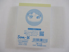 Cute Kawaii San-X Rilakkuma Blue Cloud Mini Notepad / Memo Pad - A - Rare HTF