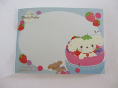 Vintage Rare VHTF - Cute Kawaii San-X Berry Puppy Mini Notepad / Memo Pad - E - Stationery Penpal Gift