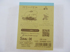 Vintage Rare VHTF - Cute Kawaii San-X Berry Puppy Mini Notepad / Memo Pad - E - Stationery Penpal Gift