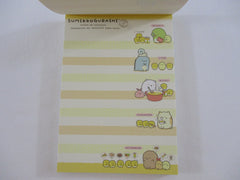 Cute Kawaii San-X Sumikko Gurashi Food Theme Shirokuma ga soup 4 x 6 Inch Notepad / Memo Pad - B - Stationery Designer Paper Collection