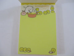 Cute Kawaii San-X Sumikko Gurashi Food Theme Shirokuma ga soup 4 x 6 Inch Notepad / Memo Pad - A - Stationery Designer Paper Collection