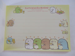 Cute Kawaii San-X Sumikko Gurashi Food Theme Shirokuma ga soup 4 x 6 Inch Notepad / Memo Pad - A - Stationery Designer Paper Collection
