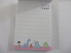 Cute Kawaii Kamio Dino Juicy Camp Camping Mini Notepad / Memo Pad - Stationery Designer Paper Collection