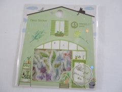 Cute Kawaii BGM Flowers Series Flake Stickers Sack - Green House Garden - for Journal Agenda Planner Scrapbooking Craft