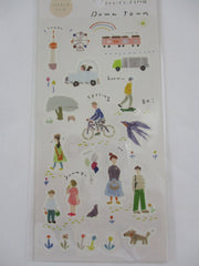 Cute Kawaii Kamiiso Down Town Theme Sticker Sheet - for Journal Planner Craft