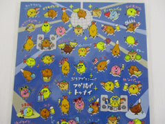 Cute Kawaii Mind Wave Fun Tempura Donut Fried Food Sticker Sheet - for Journal Planner Craft