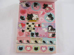 Cute Kawaii San-X Kutusita Nyanko Cat 4 x 6 Inch Notepad / Memo Pad - Stationery Designer Paper Collection