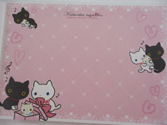 Cute Kawaii San-X Kutusita Nyanko Cat 4 x 6 Inch Notepad / Memo Pad - Stationery Designer Paper Collection