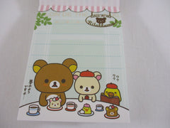 Cute Kawaii San-X Rilakkuma Bonjour Mini Notepad / Memo Pad - B - Vintage