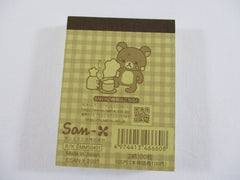 Cute Kawaii San-X Rilakkuma Cafe Mini Notepad / Memo Pad - A - Vintage