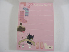 Vintage Rare VHTF - Cute Kawaii San-X Kutusita Nyanko Cat Mini Notepad / Memo Pad - F - Stationery Penpal Gift