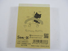 Vintage Rare VHTF - Cute Kawaii San-X Kutusita Nyanko Cat Mini Notepad / Memo Pad - F - Stationery Penpal Gift