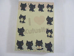 Vintage Rare VHTF - Cute Kawaii San-X Kutusita Nyanko Cat Mini Notepad / Memo Pad - E - Stationery Penpal Gift