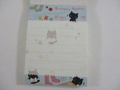 Vintage Rare VHTF - Cute Kawaii San-X Kutusita Nyanko Cat Mini Notepad / Memo Pad - E - Stationery Penpal Gift